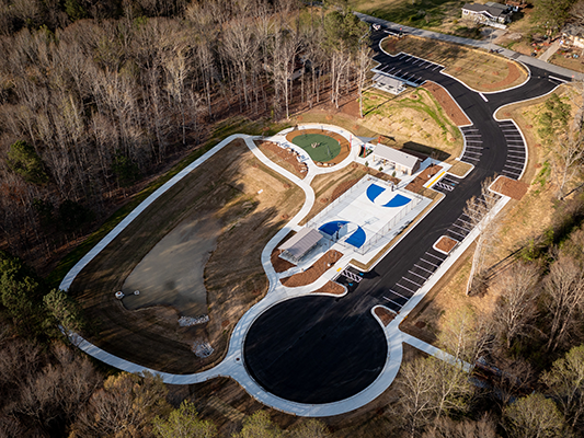 Willing Workers Park aerial photo