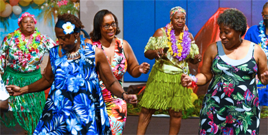 50+ Adults enjoy dancing!